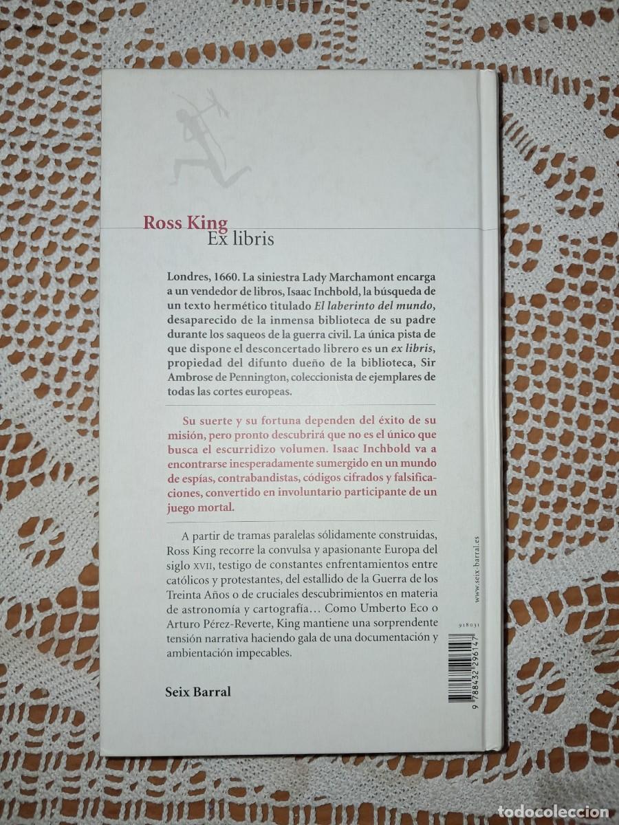 Libros de segunda mano: Ex libris Ross King Seix Barral - Foto 2