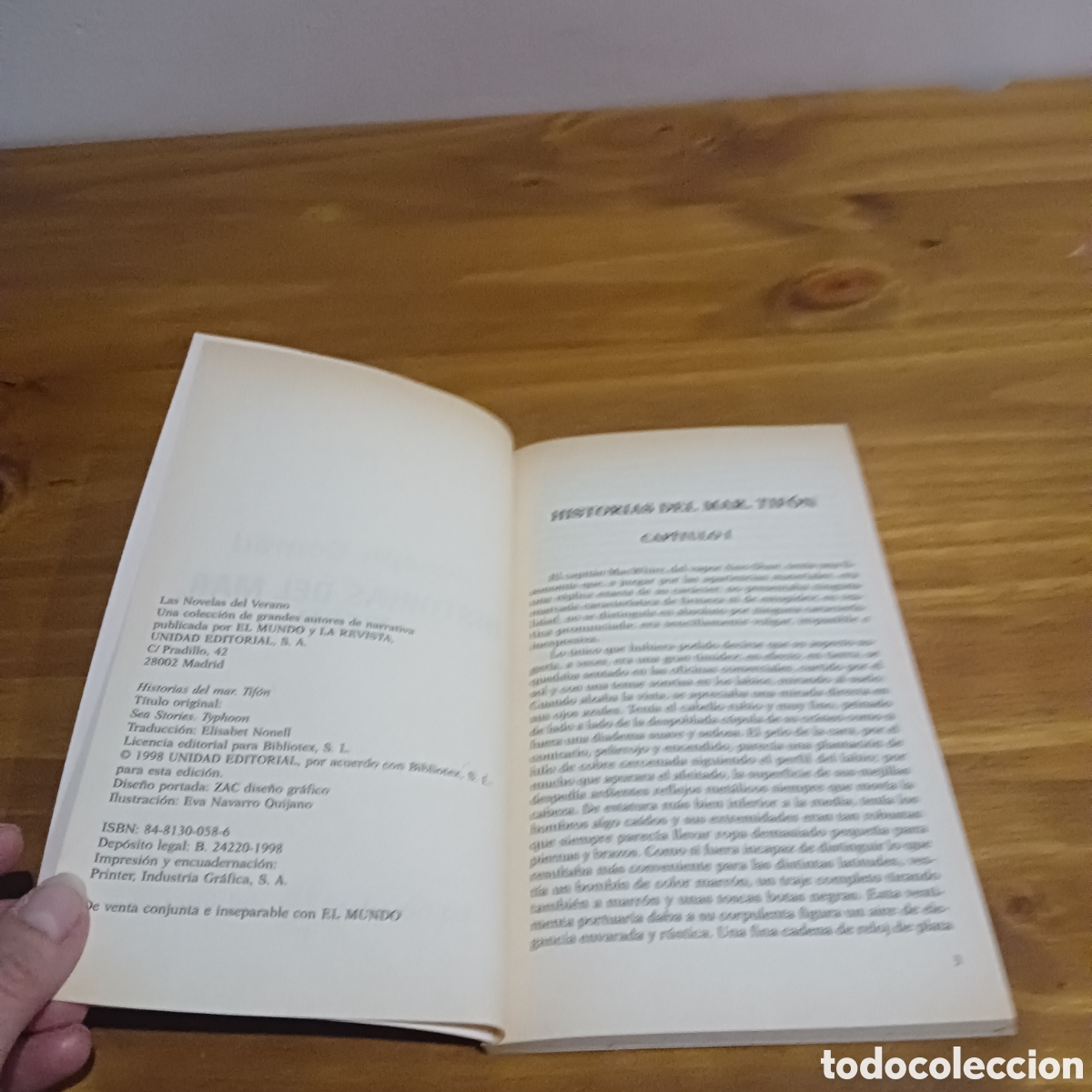 Libros de segunda mano: Historias del mar tif&oacute;n. - Foto 3