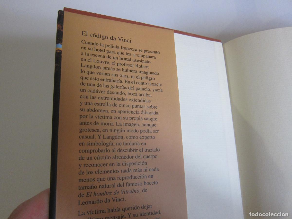 Libros de segunda mano: EL C&Oacute;DIGO DA VINCI - DAN BROWN (C&Iacute;RCULO DE LECTORES) NOVELA - Foto 8