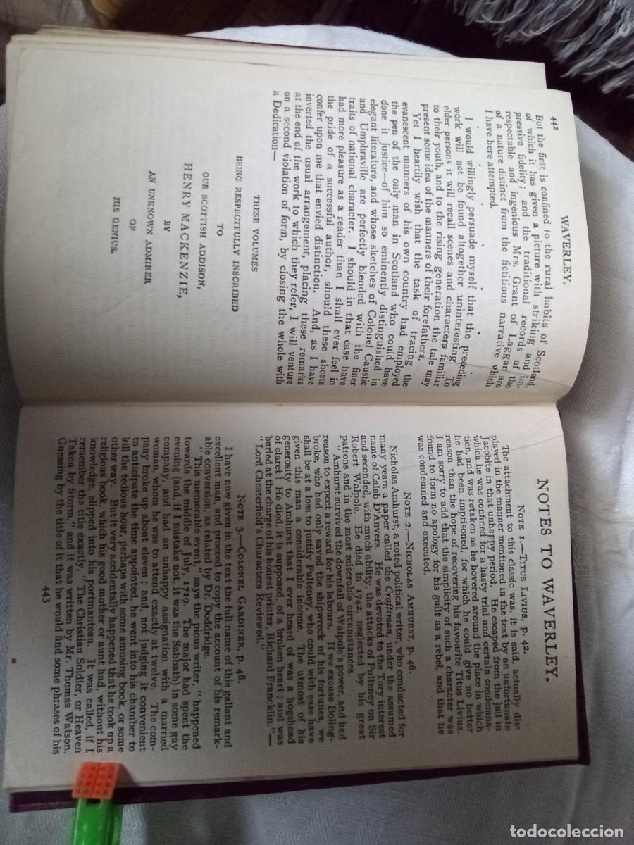 Libros de segunda mano: Sir Walter Scott. Bart. Waverley - Foto 5
