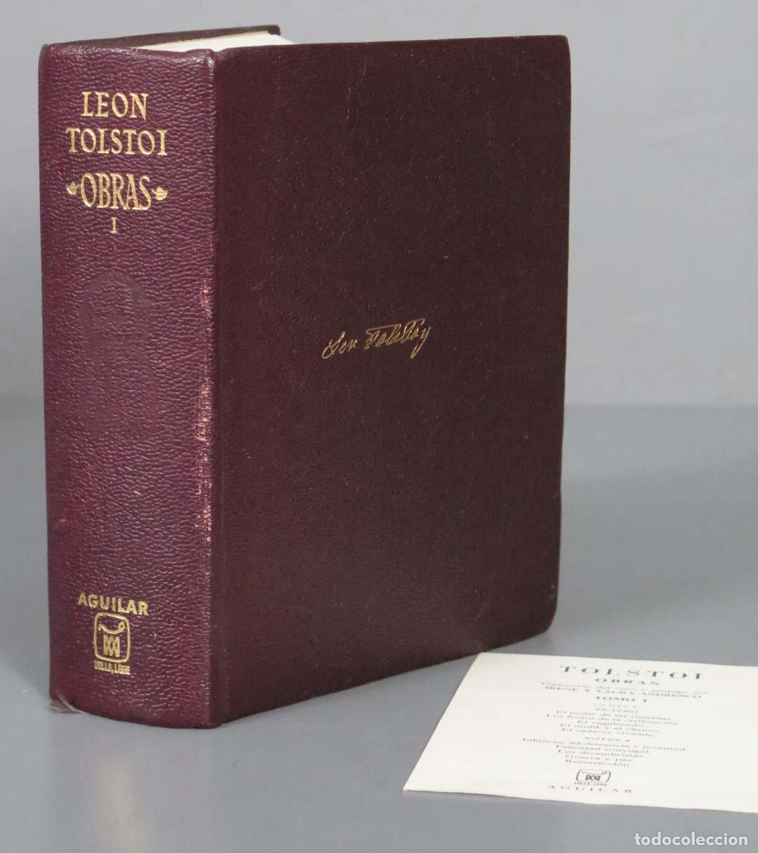 Libros de segunda mano: OBRAS I. TOLSTOI. AGUILAR. 1970