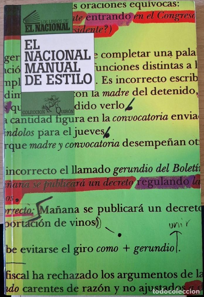 Libri di seconda mano: EL NACIONAL: MANUAL DE ESTILO. -