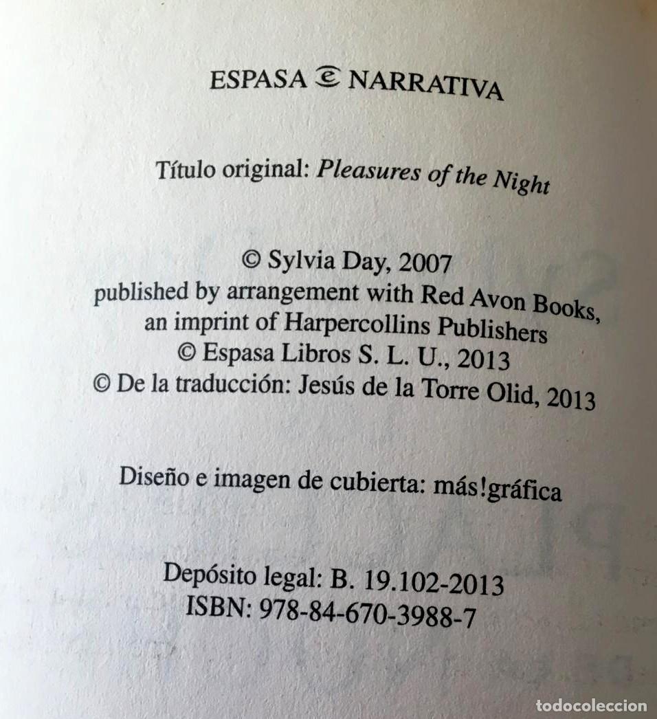 Libros de segunda mano: Libro Los placeres de la noche de Sylvia Day - Foto 3