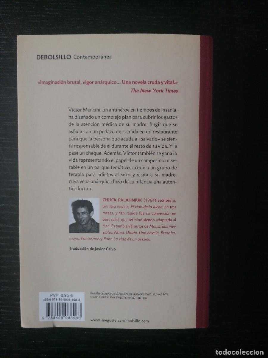 Libros de segunda mano: Asfixia, de Chuck Palahniuk - Foto 2