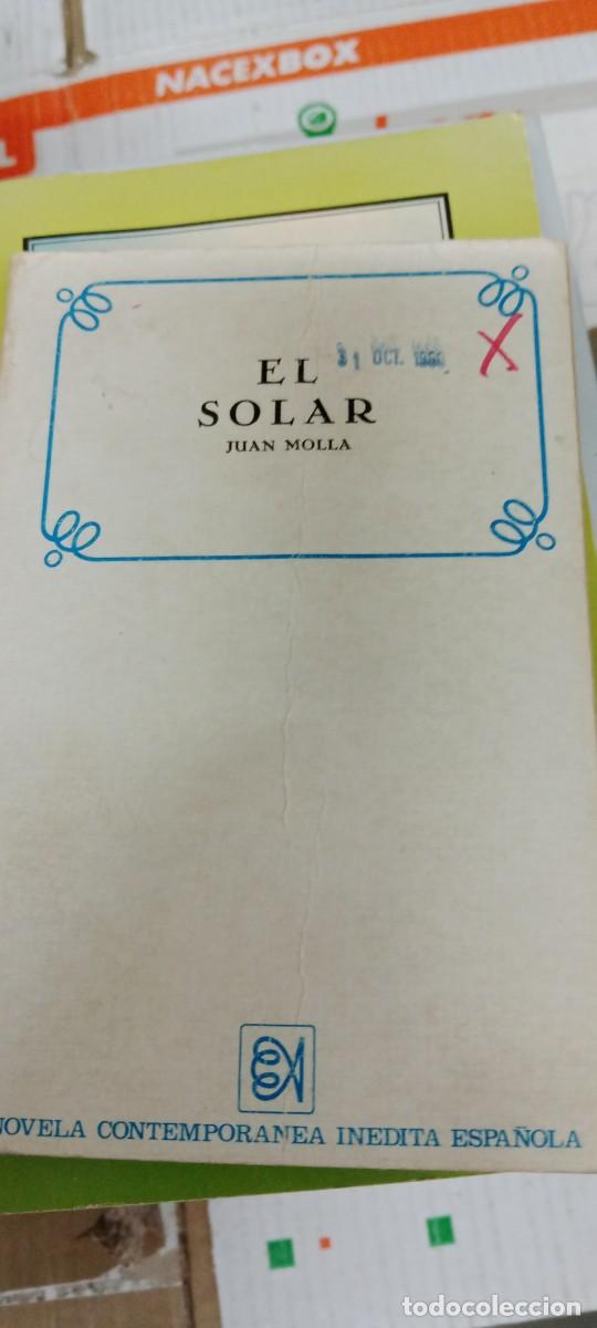 Libros de segunda mano: E-PAR LIBRO JUAN MOLLA EL SOLAR - Foto 1