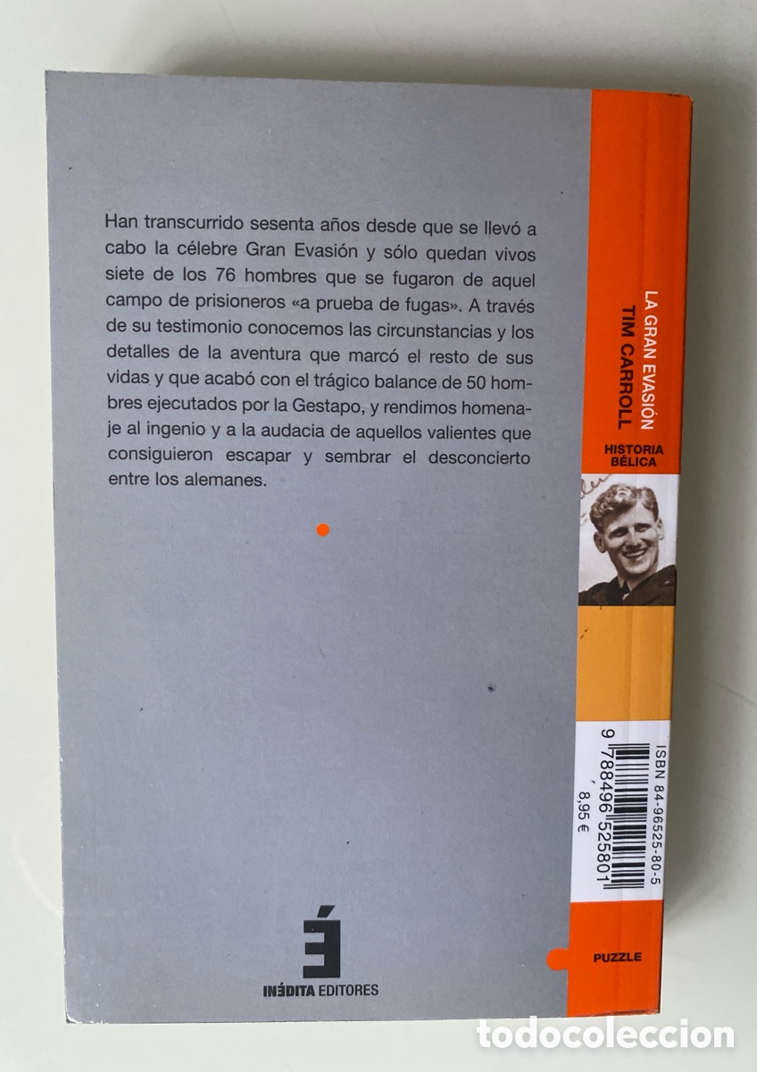 Libros de segunda mano: La Gran Evasi&oacute;n - CARROLL, Tim - Foto 2