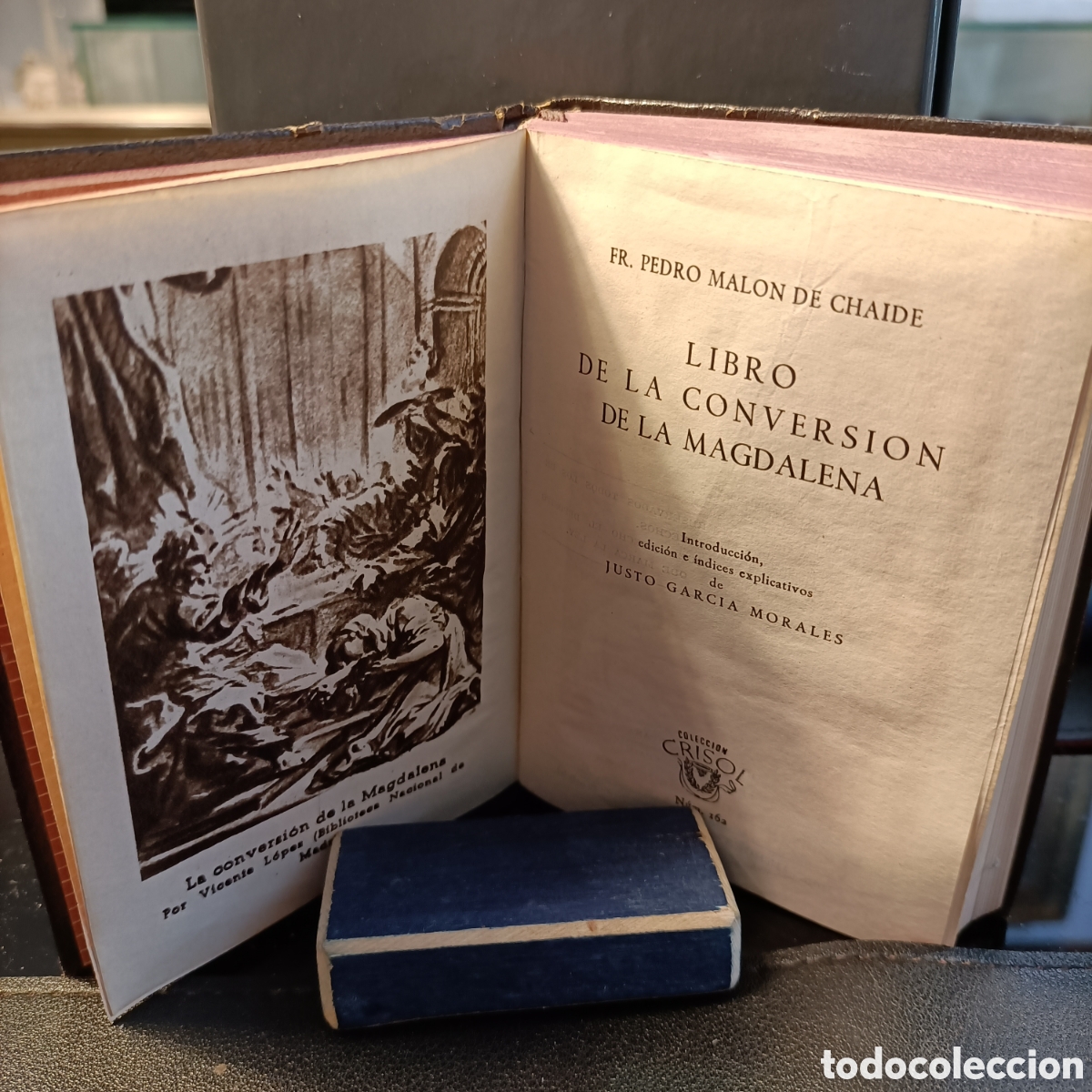 Libros de segunda mano: Crisolin n&ordm;: 162, Libro de la conversi&oacute;n de Magdalena, de Fr. Pedro Malon de Chaide. - Foto 1