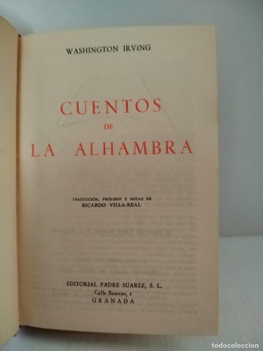 Libros de segunda mano: Cuentos de la Alhambra Irving - Foto 6