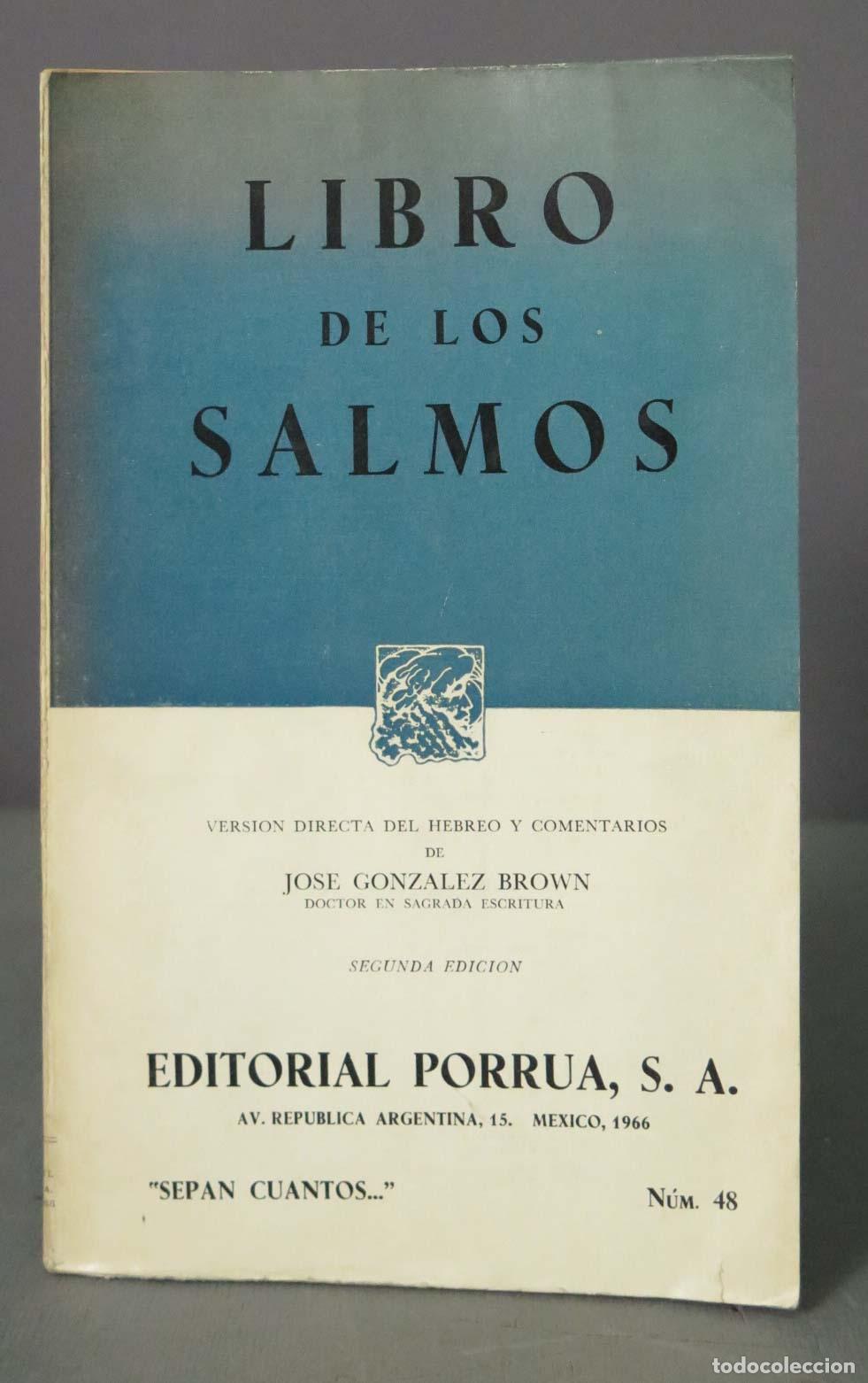 Second hand books: LIBRO DE LOS SALMOS. PORRUA 1966