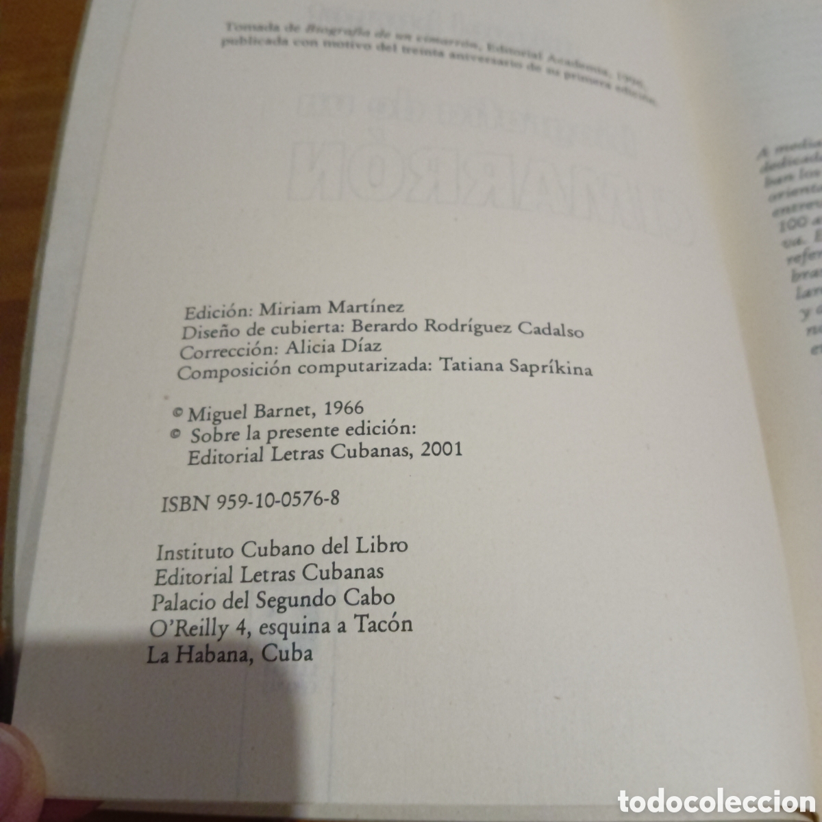 Libros de segunda mano: Biograf&iacute;a de un cimarr&oacute;n - Foto 3
