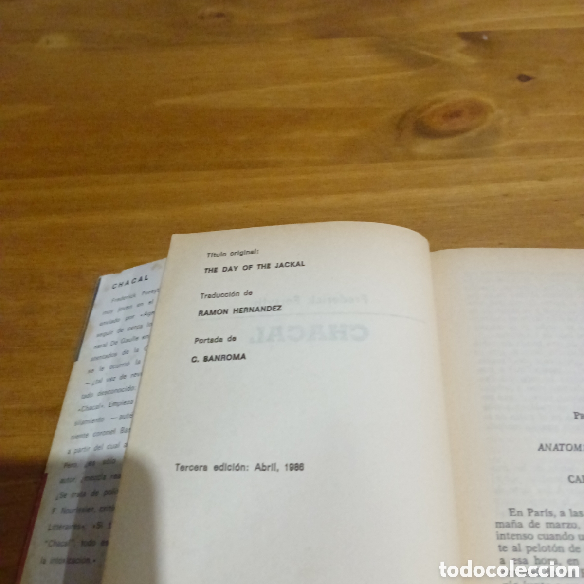 Libros de segunda mano: Chacal. Frederic Forsyth. - Foto 3