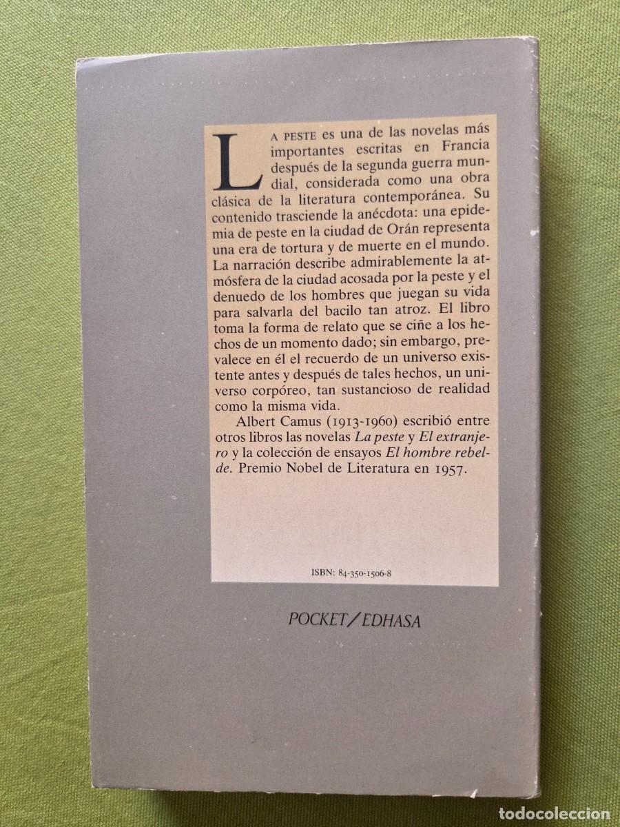 Libros de segunda mano: LA PESTE. ALBERT CAMUS. - Foto 2