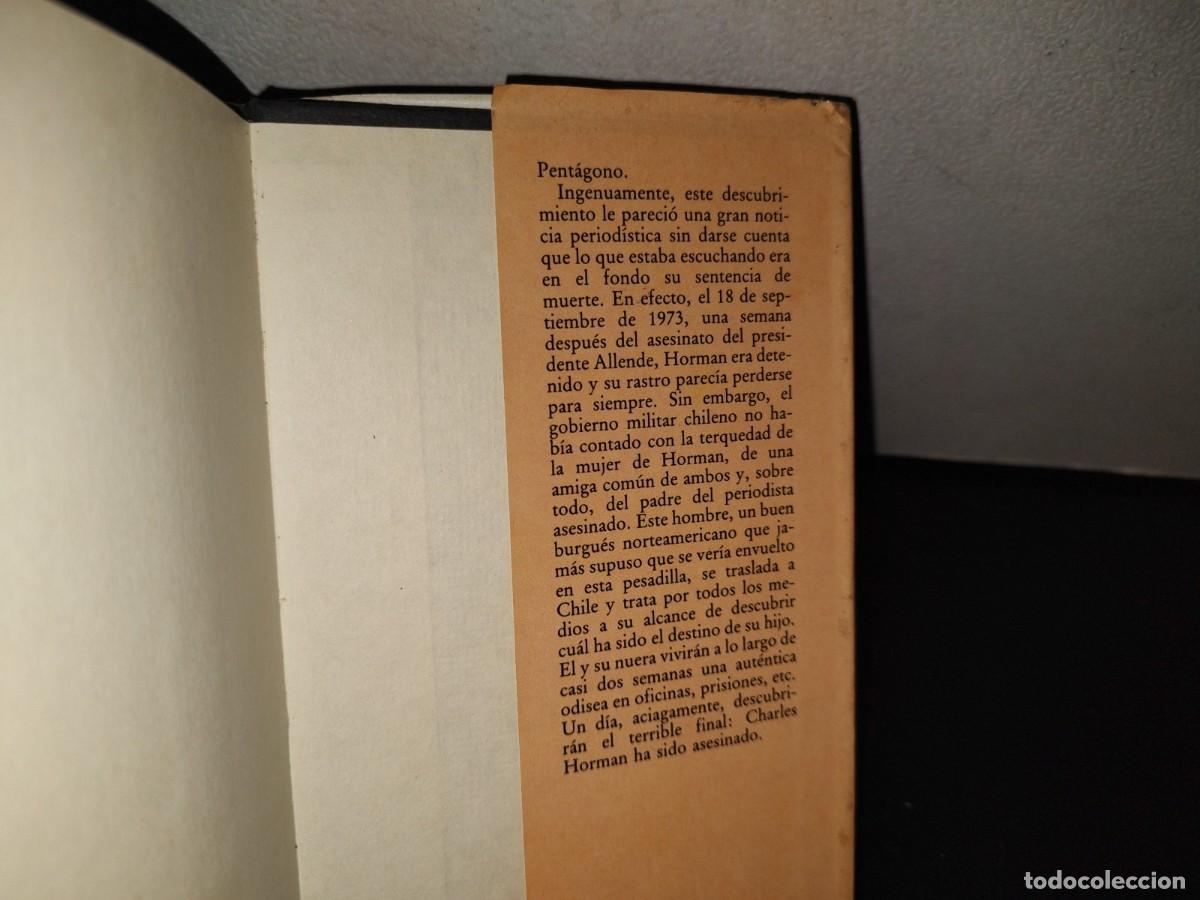 Libros de segunda mano: 152- DESAPARECIDO (MISSING) - THOMAS HAUSER - C&Iacute;RCULO DE LECTORES, 1982 - Foto 5