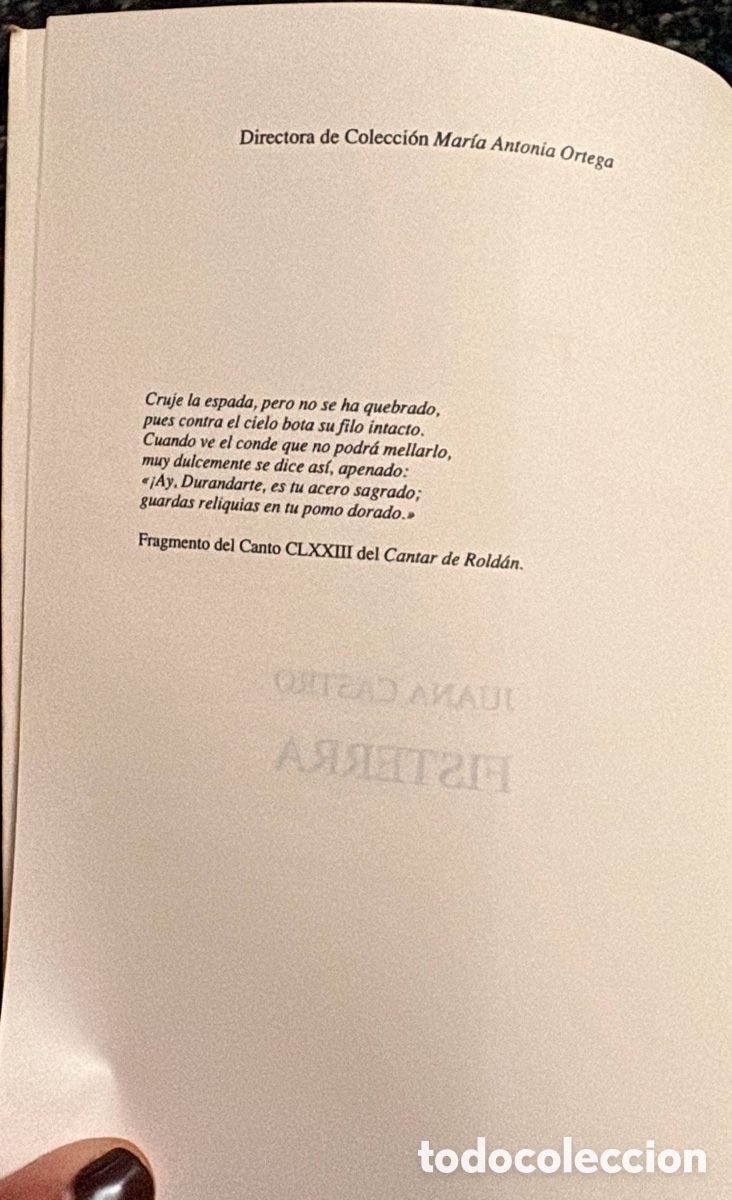 Libros de segunda mano: Fisterra. Juana Castro - Foto 5