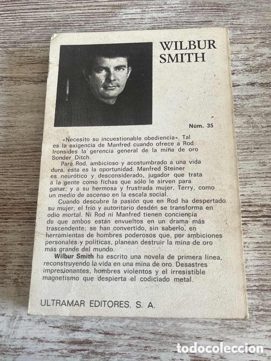 Libros de segunda mano: Libro Operaci&oacute;n Oro | Wilbur Smith | 1970 - Foto 2