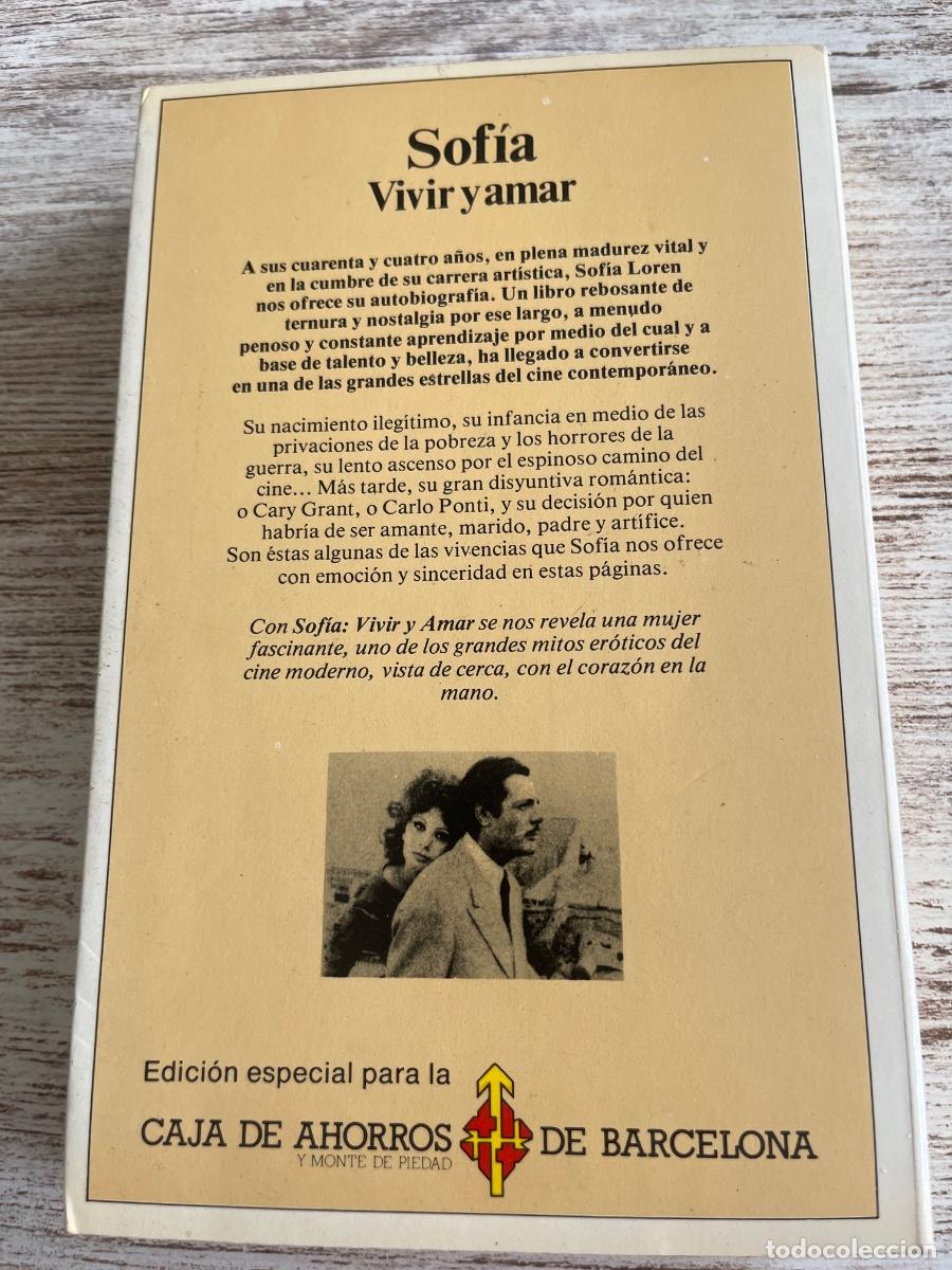 Libros de segunda mano: Libro Sof&iacute;a Vivir y Amar | Sof&iacute;a Loren A E Hotchner | 1989 - Foto 2