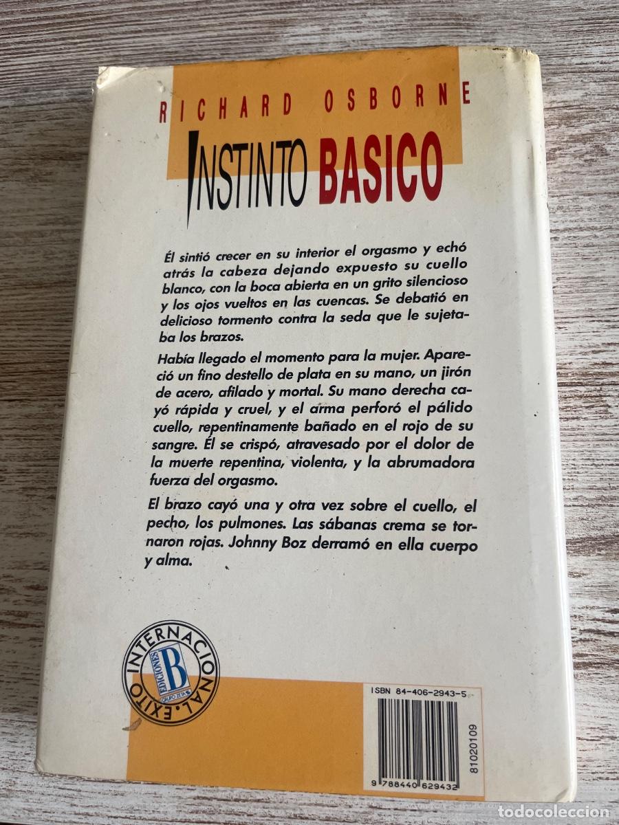 Libros de segunda mano: Libro Instinto B&aacute;sico | Richard Osborne | 1992 - Foto 2