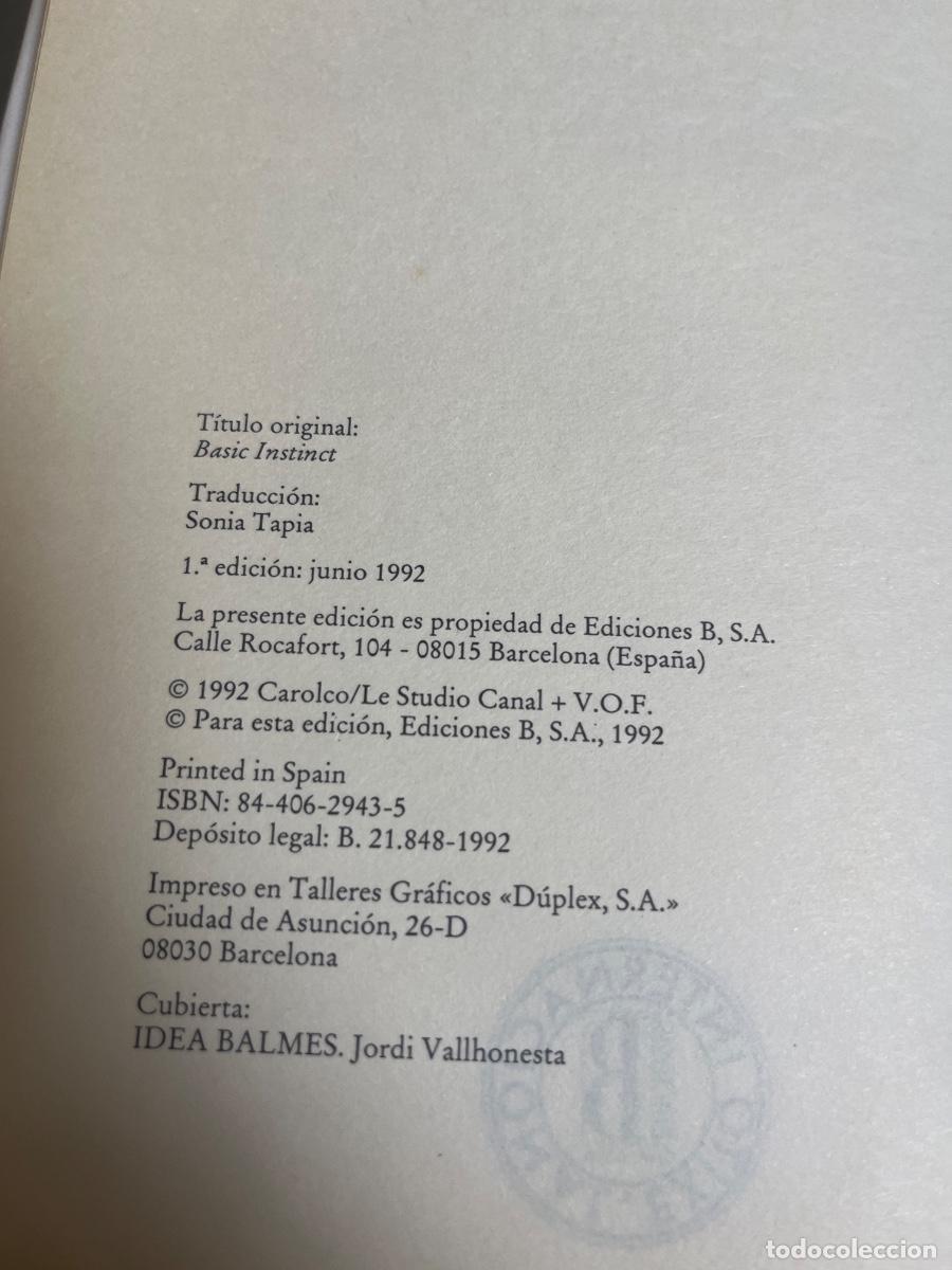 Libros de segunda mano: Libro Instinto B&aacute;sico | Richard Osborne | 1992 - Foto 3