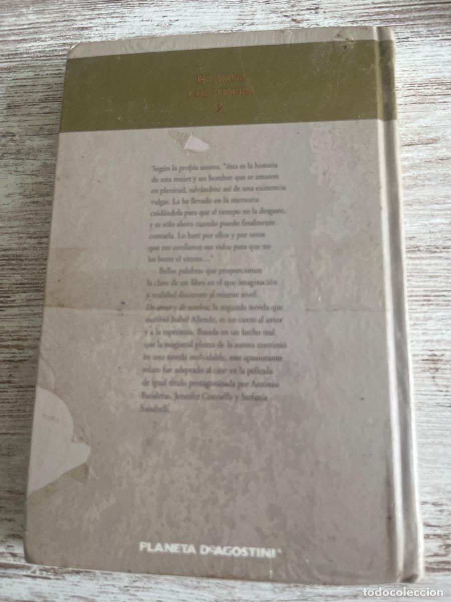 Libros de segunda mano: Libro De amor y de sombra | Isabel Allende - Foto 2