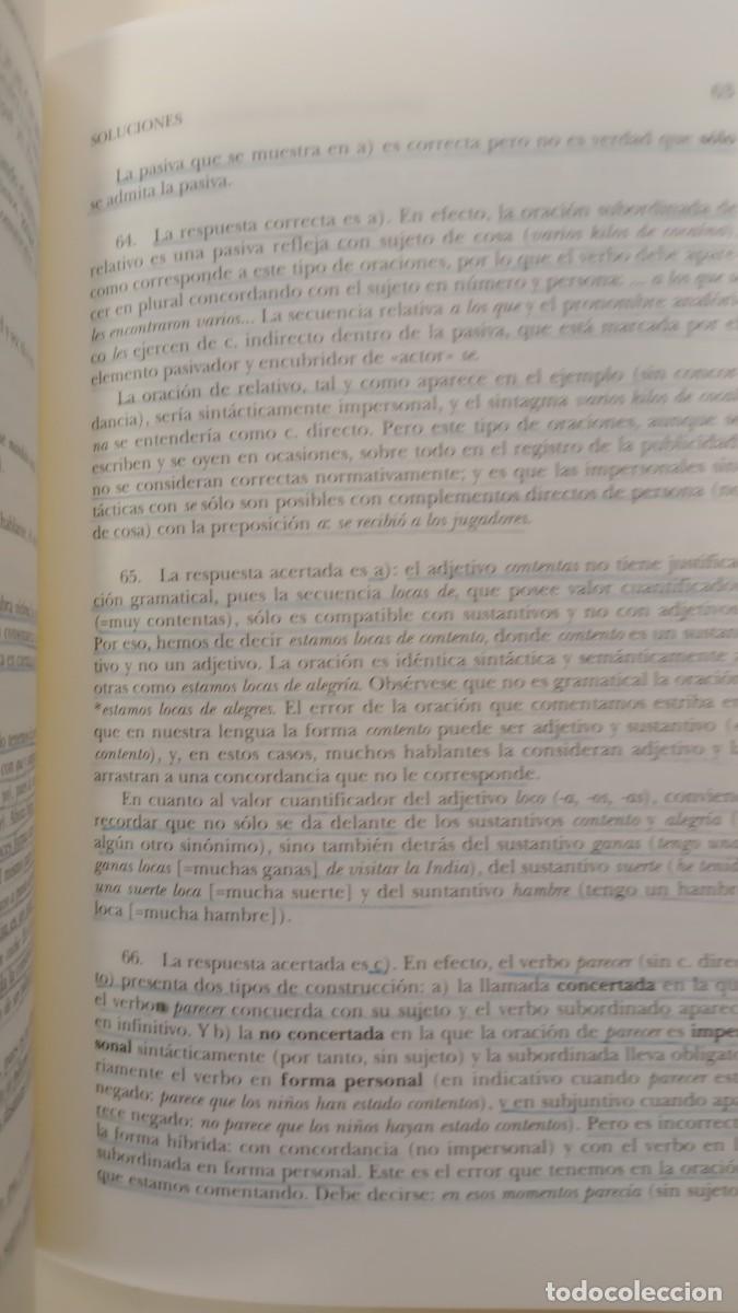 Libros de segunda mano: EJERCICIOS DE GRAM&Aacute;TICA NORMATIVA II. ARCO LIBROS - Foto 5