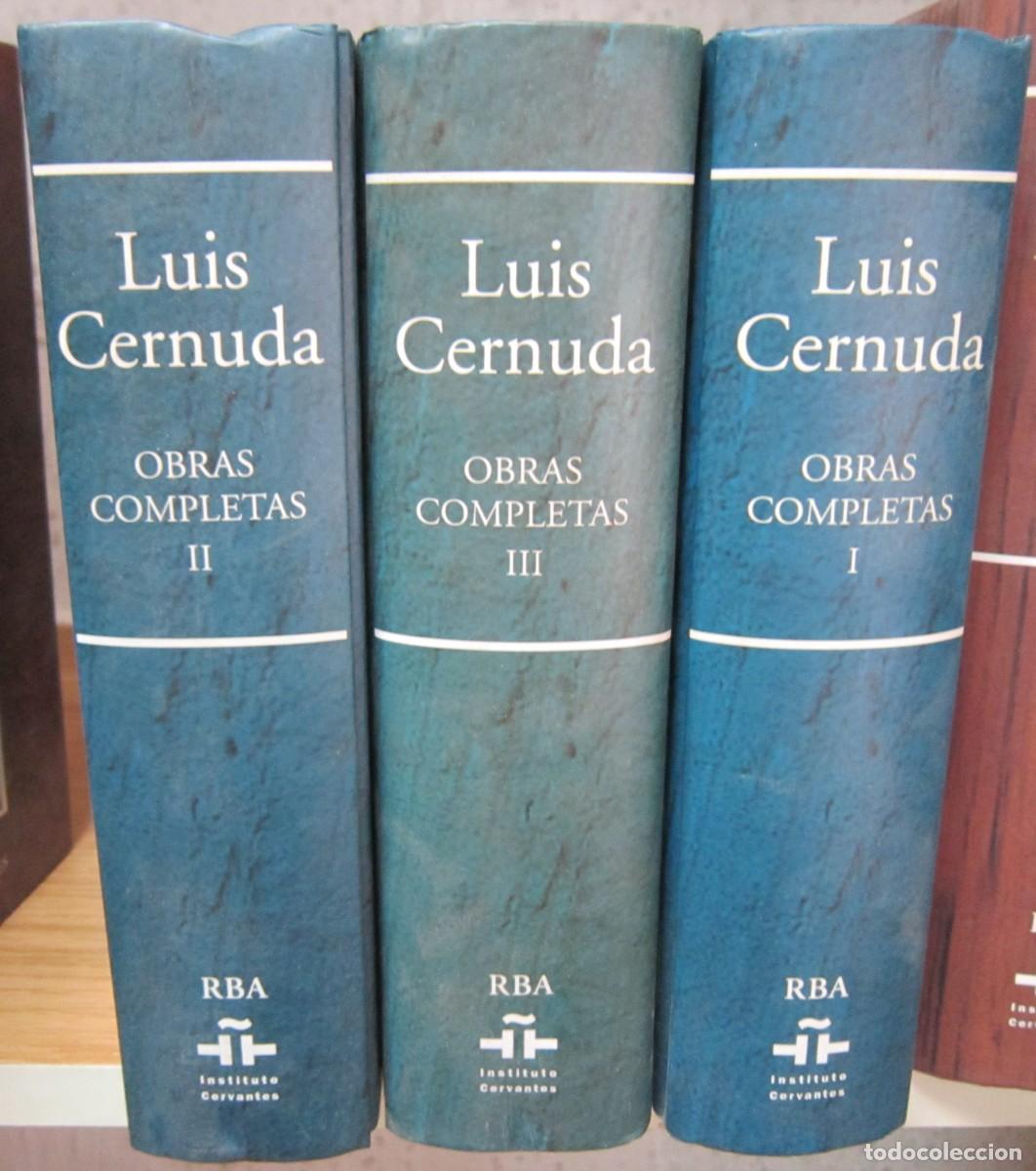 Libros de segunda mano: Luis Cernuda, Obras selectas I, 3 Vols - Foto 1
