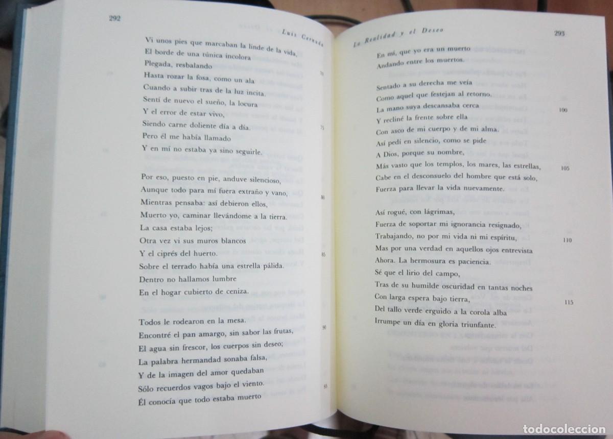 Libros de segunda mano: Luis Cernuda, Obras selectas I, 3 Vols - Foto 3