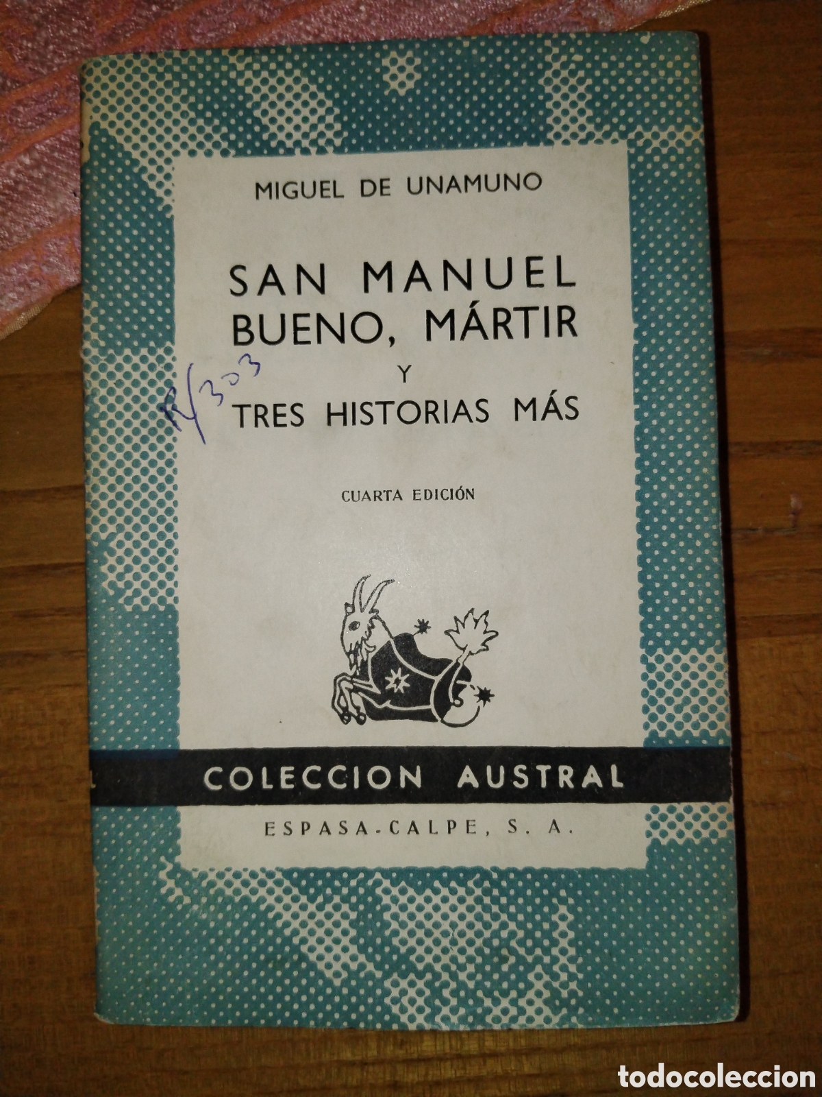 Libros de segunda mano: San Manuel Bueno, m&aacute;rtir y tres historias m&aacute;s. Austral