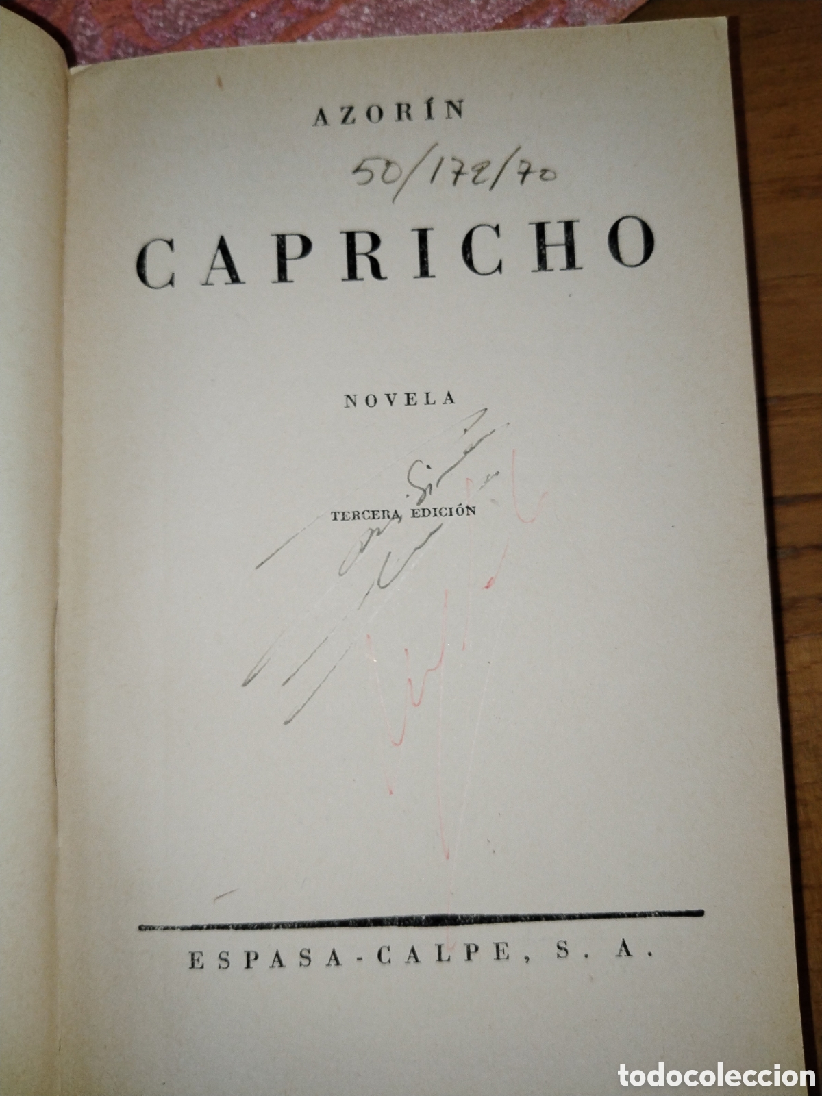 Libros de segunda mano: Capricho. Azor&iacute;n. Austral - Foto 3