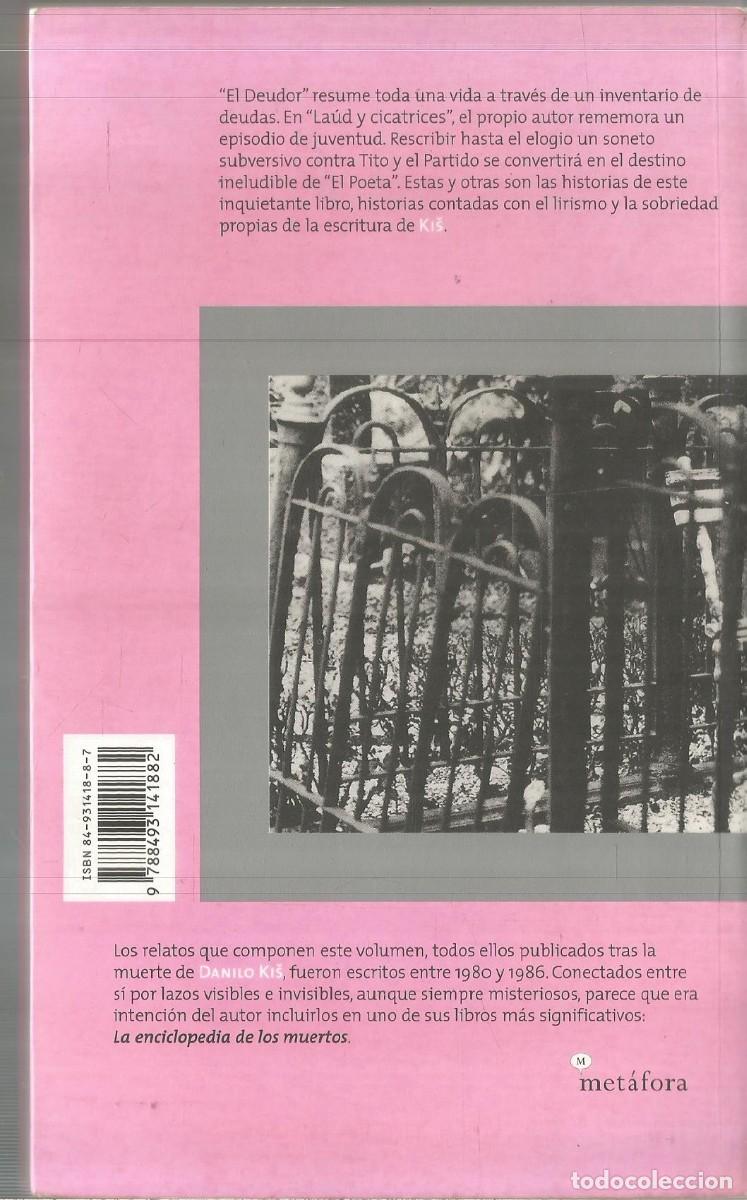 Libros de segunda mano: DANILO KIS. LAUD Y CICATRICES. METAFORA - Foto 2