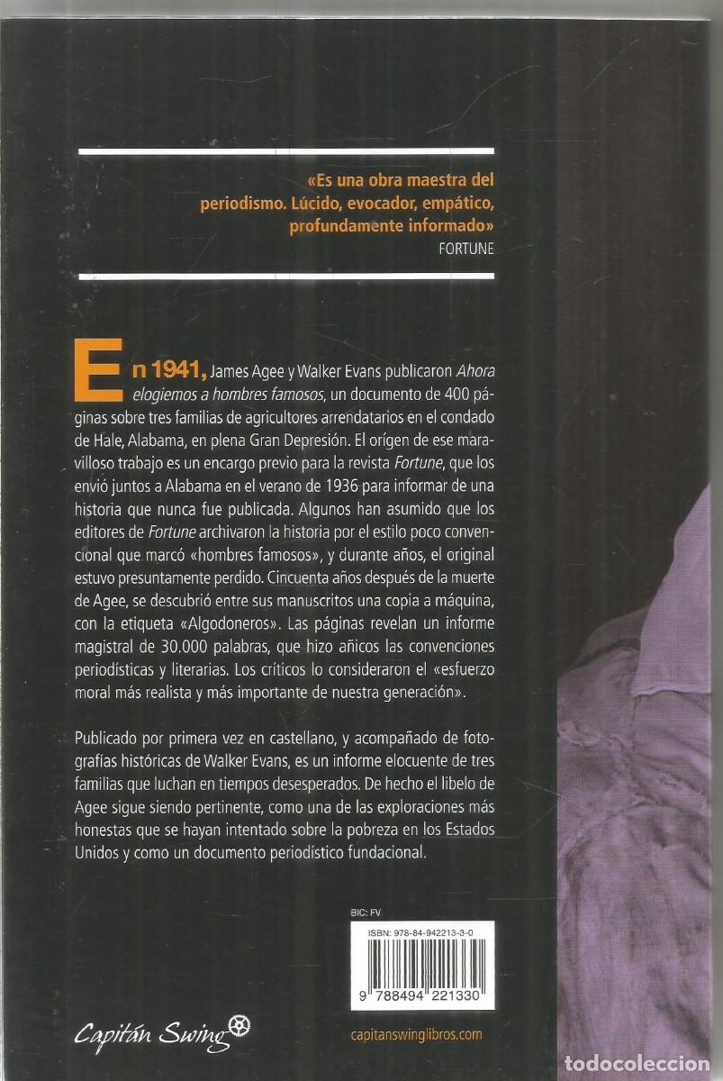 Libros de segunda mano: JAMES AGEE. ALGODONEROS. CAPITAN SWING. . PRIMERA EDICION - Foto 2