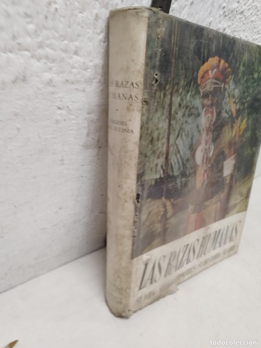 Libros de segunda mano: Antiguo libro las razas humanas. - Foto 2