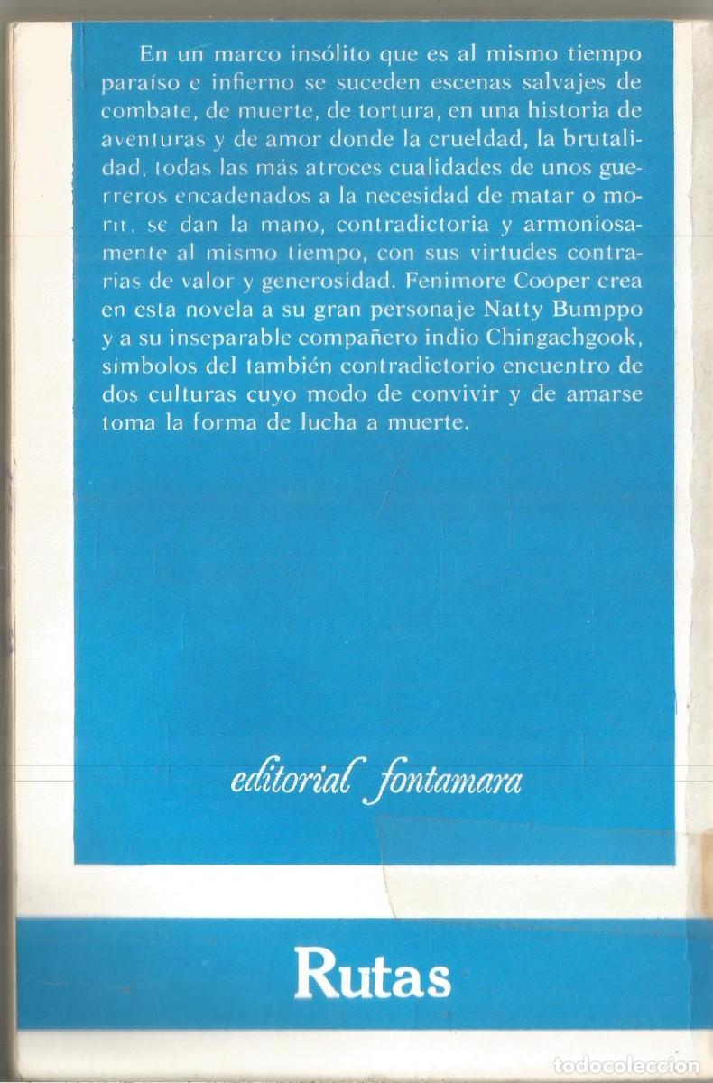 Libros de segunda mano: J. FENIMORE COOPER. OJO DE HALCON. FONTAMARA - Foto 2