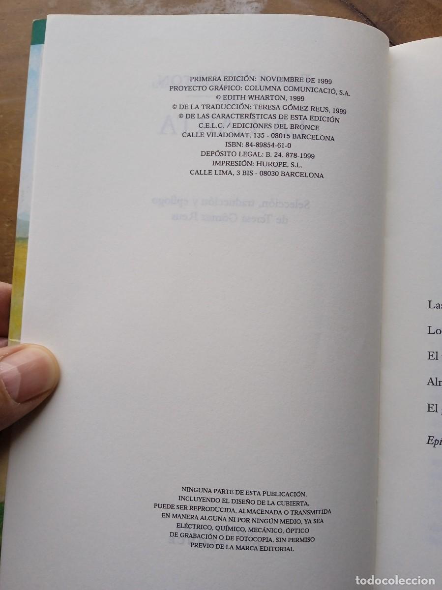 Libros de segunda mano: Edith Warton. La carta, ediciones del bronce - Foto 4