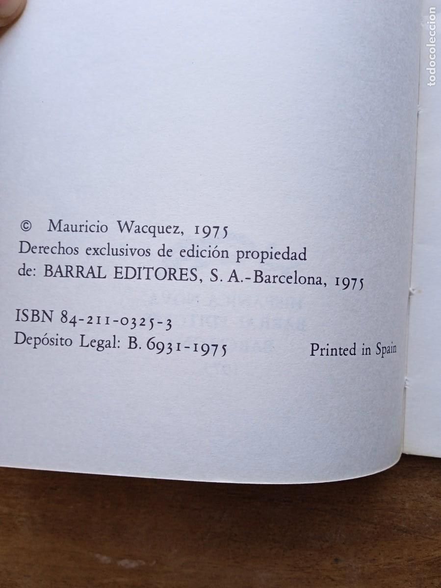 Libros de segunda mano: Par&eacute;ntesis. Mauricio Wacquez - Foto 5