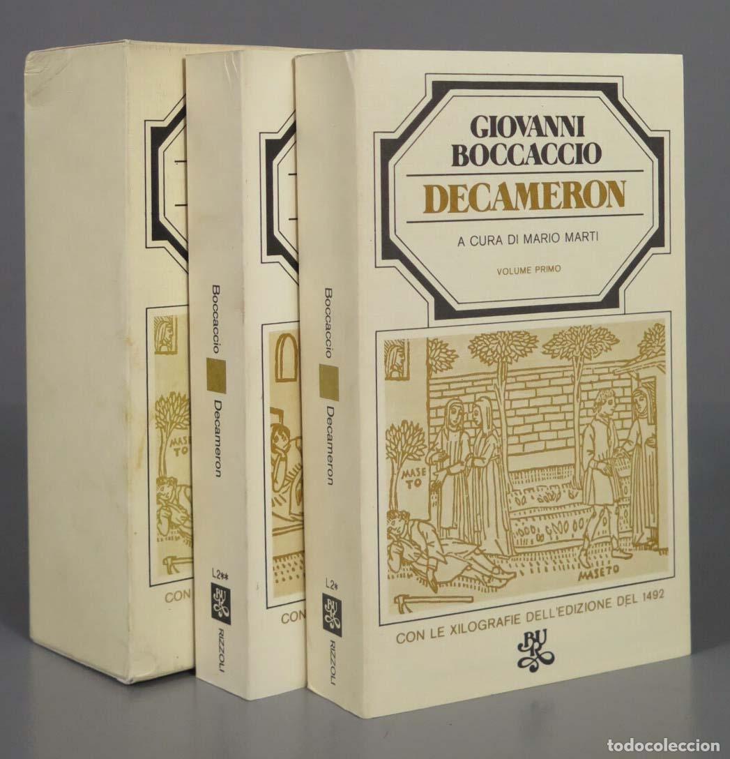 Gebrauchte B&uuml;cher: Decameron Giovanni Boccaccio. RIZZOLI. 2 TOMOS