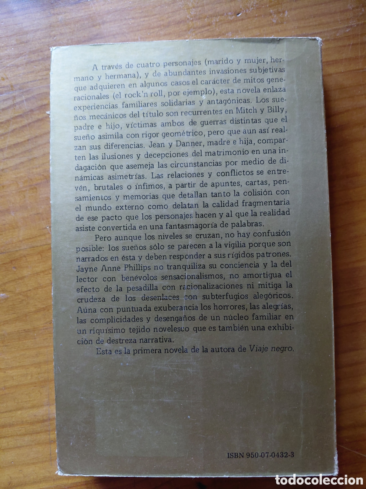 Libros de segunda mano: SUE&Ntilde;OS MEC&Aacute;NICOS, JAYNE ANNE PHILLIPS - Foto 2