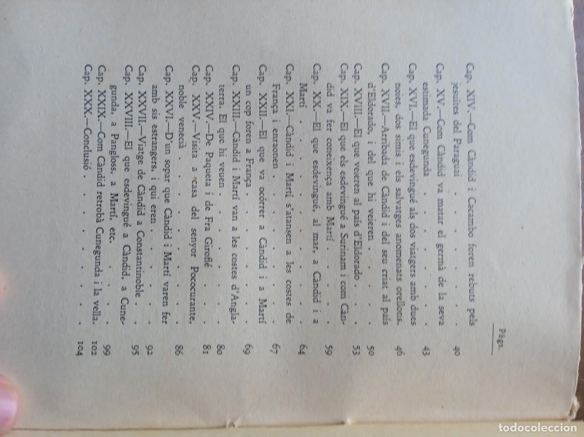 Libros de segunda mano: Candid Voltaire catal&aacute;n - Foto 4