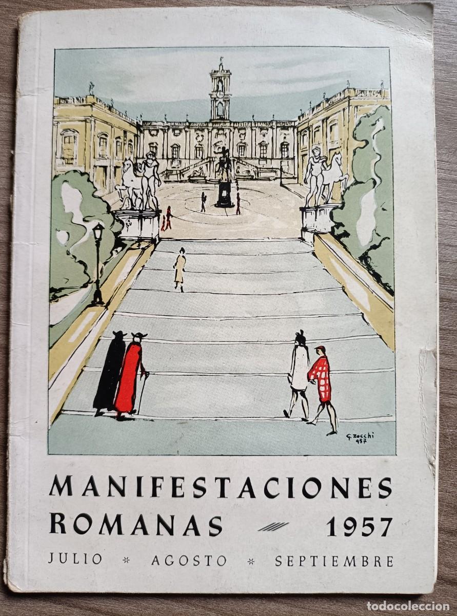 Libros de segunda mano: Antiguo libro editado por el ayuntamiento de Roma, noticiero turistico 1957