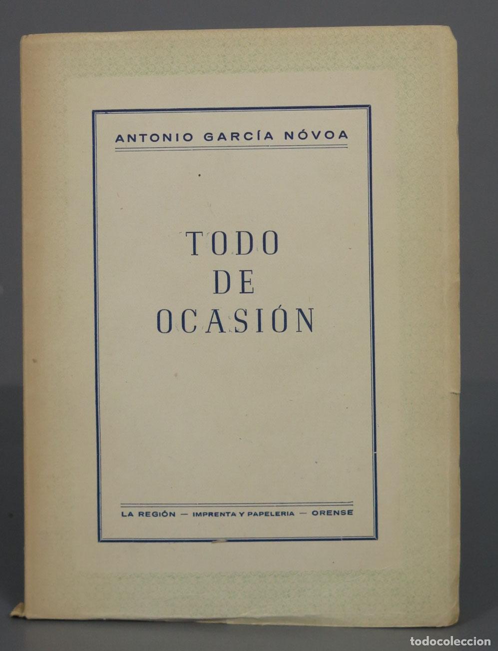 Libri di seconda mano: ANTONIO GARC&Iacute;A N&Oacute;VOA TODO OCASION. DEDICADO AUTOGRAFO POR AUTOR