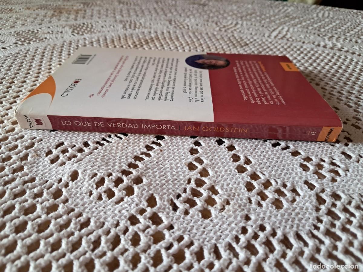 Libros de segunda mano: Lo que de verdad importa Jan Goldstein - Foto 3
