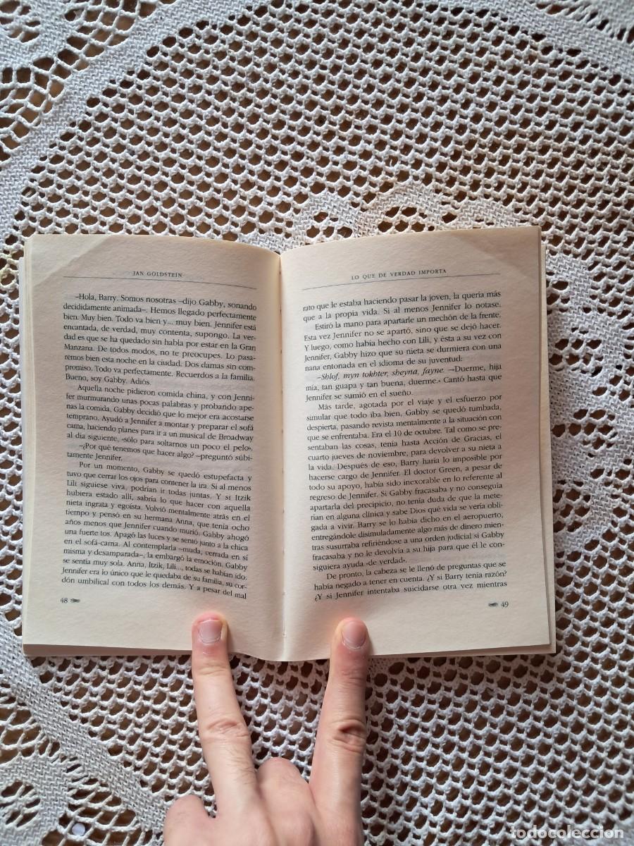 Libros de segunda mano: Lo que de verdad importa Jan Goldstein - Foto 4