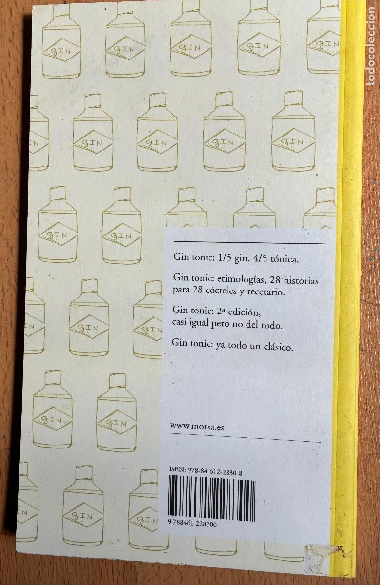 Libros de segunda mano: GIN TONIC, Javier Cejas - Foto 2