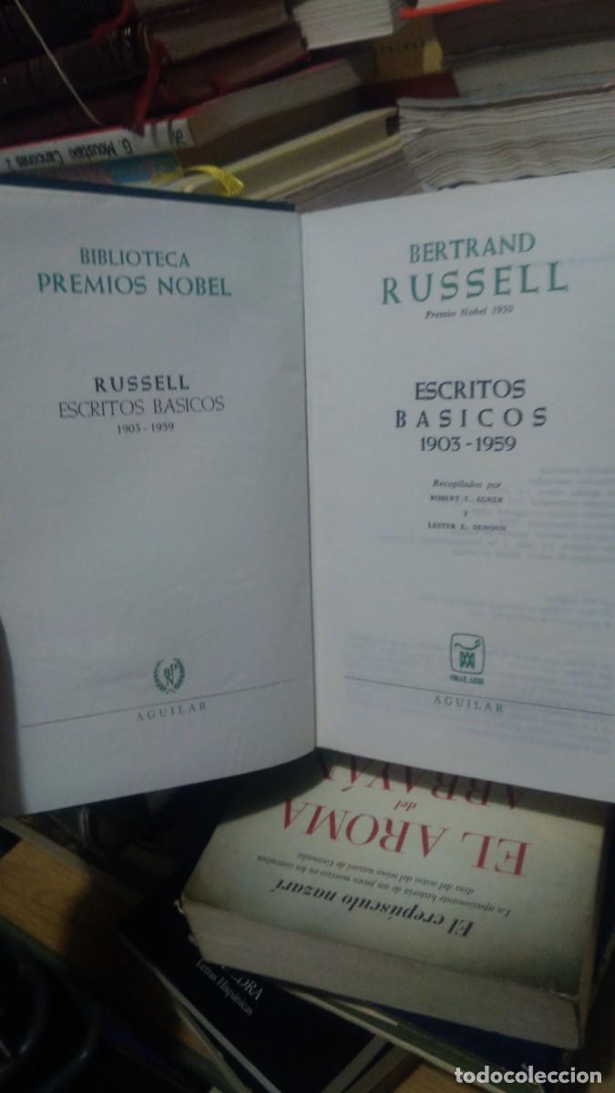 Libros de segunda mano: Escritos b&aacute;sicos -Bertrand Russel. Aguilar - Foto 1
