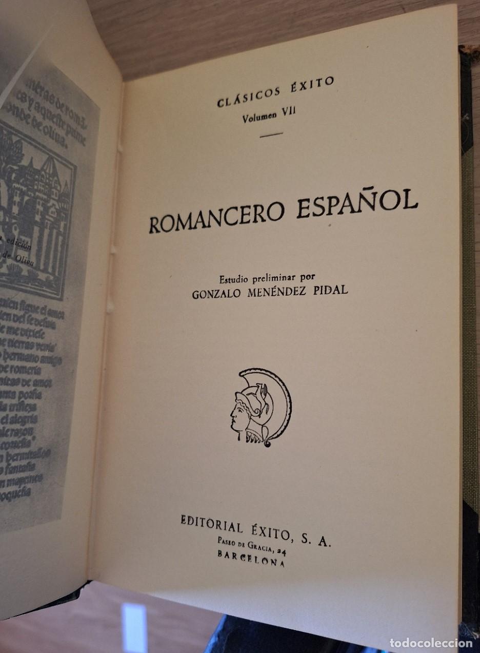 Libros de segunda mano: ROMANCERO ESPA&Ntilde;OL. - - Foto 3
