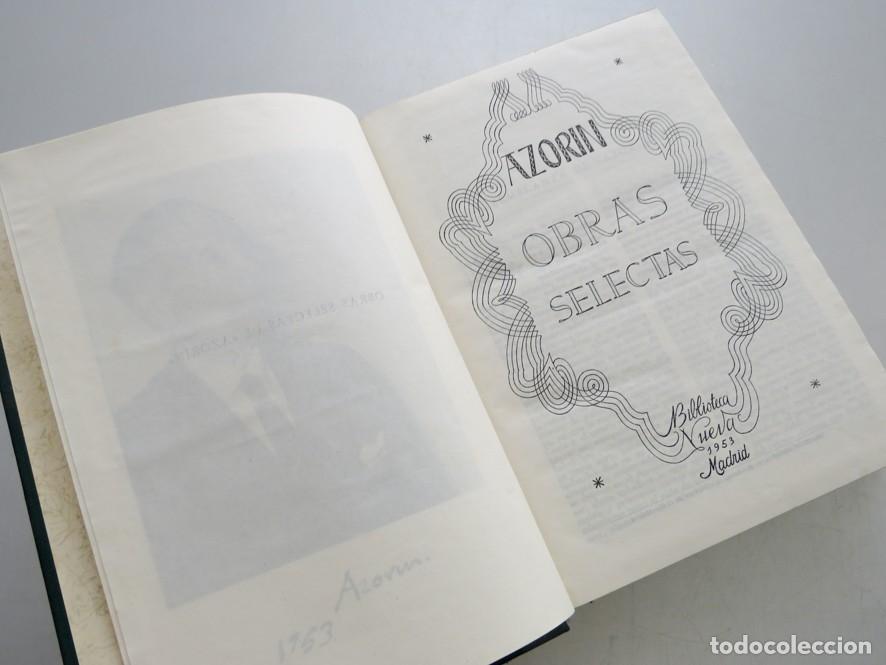 Libros de segunda mano: OBRAS SELECTAS DE AZOR&Iacute;N. 2&ordf; EDICI&Oacute;N. 1953 - Foto 1