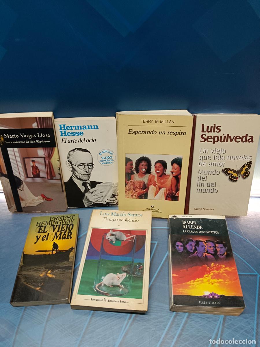 Livros em segunda m&atilde;o: 7 novelas, Libros, clasicos, El viejo y el mar, La casa de los espiritus, Esperando un respiro y mas