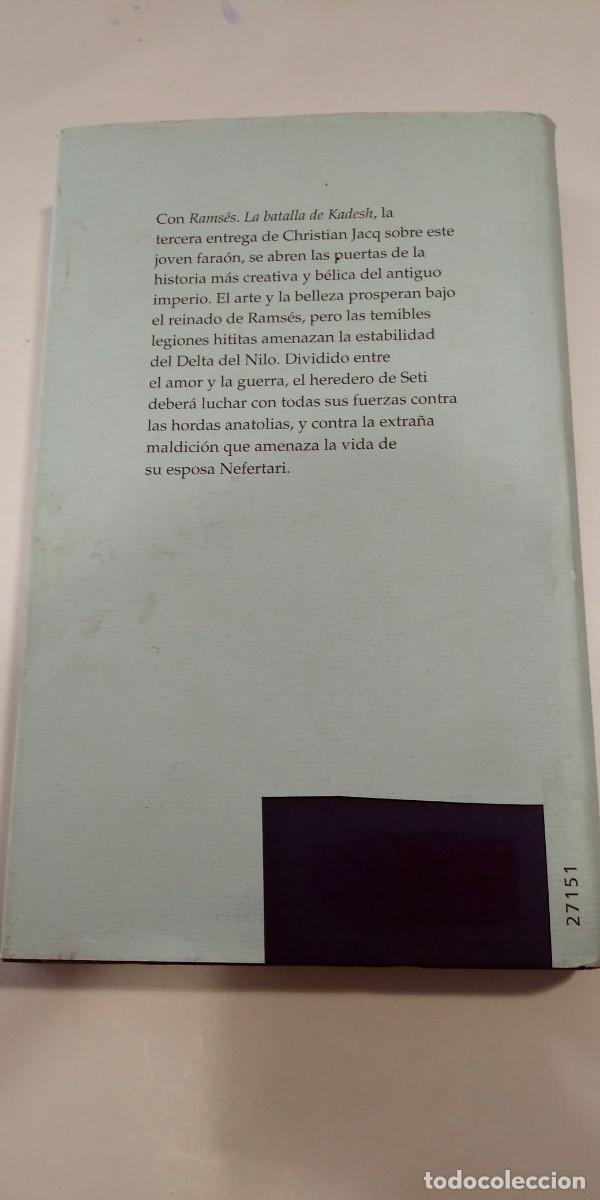 Libros de segunda mano: Ramses La batalla de Kadesh - Foto 2