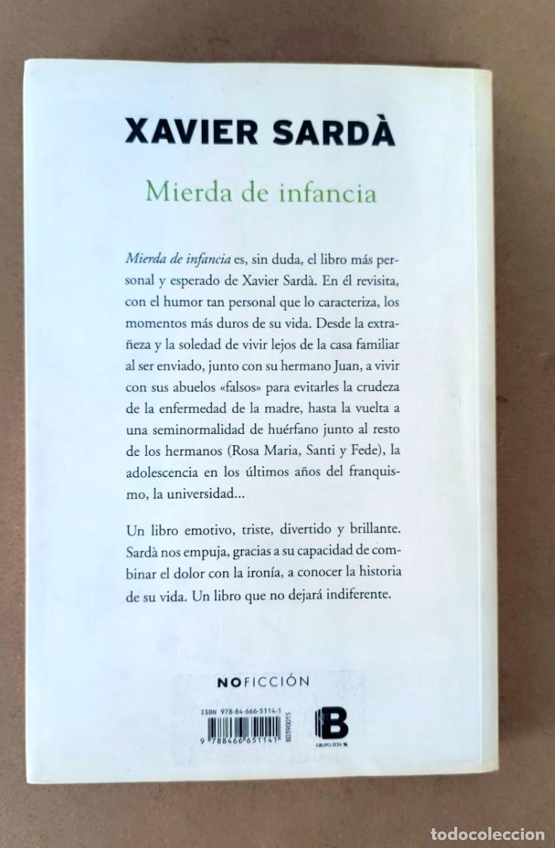 Libros de segunda mano: Mierda de infancia Xavier Sard&agrave; - Foto 2