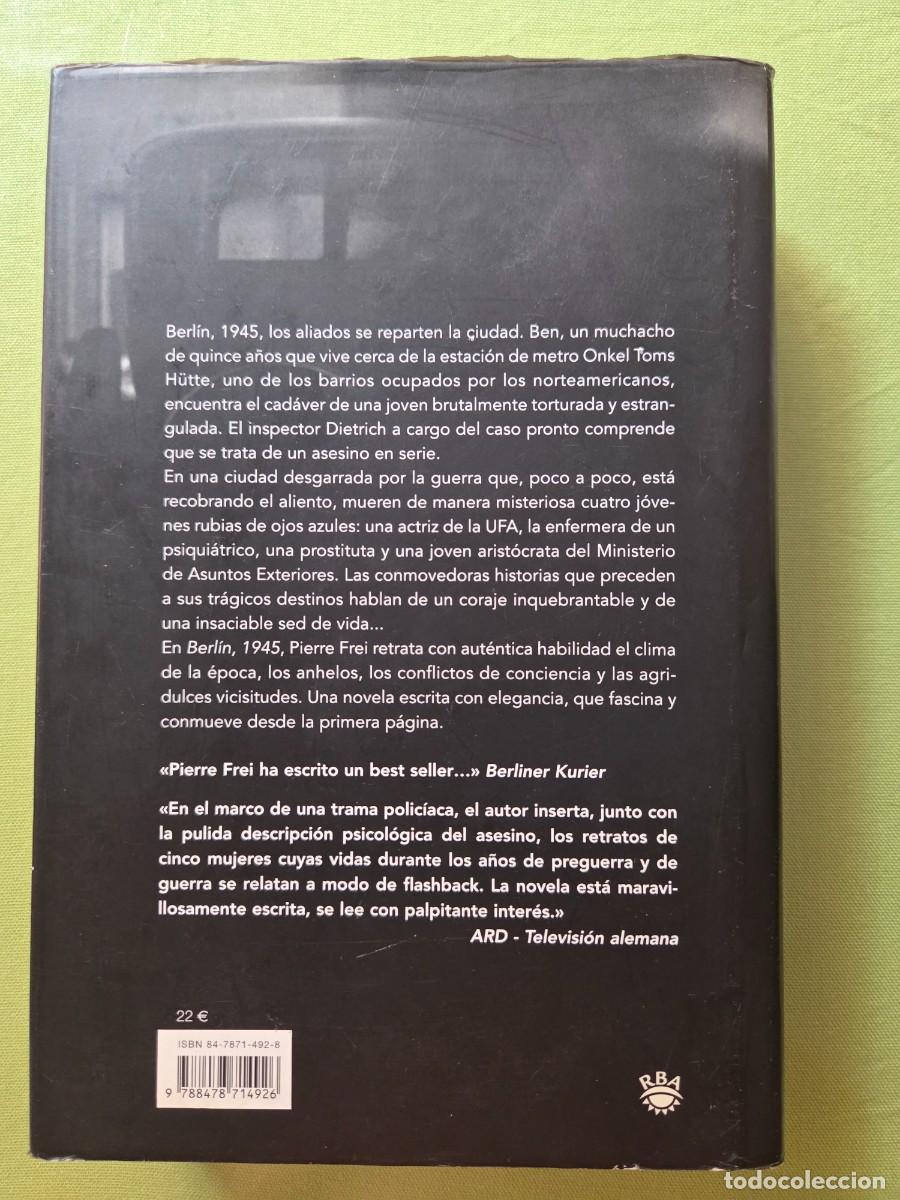 Libros de segunda mano: Berl&iacute;n, 1945: Frei, Pierre. - Foto 2
