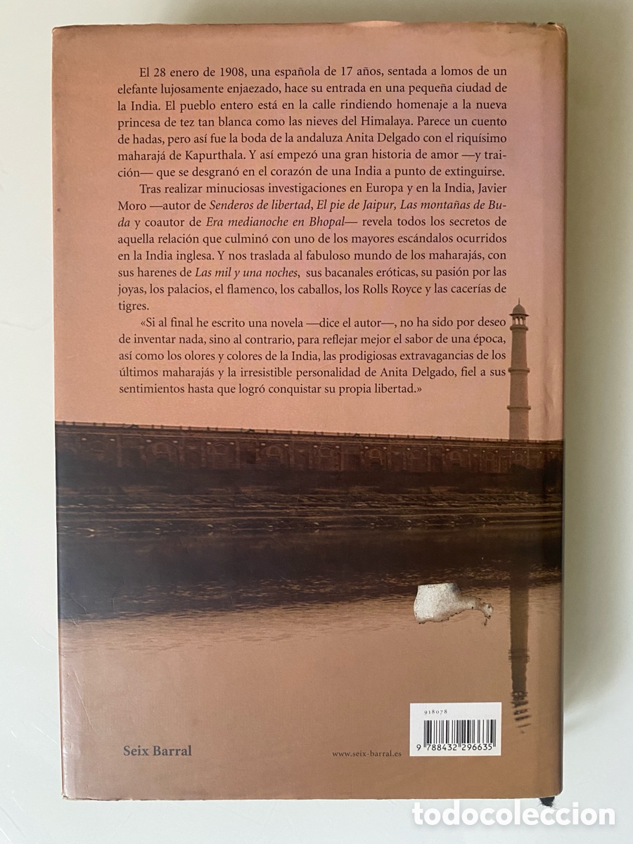Libros de segunda mano: Pasi&oacute;n india - MORO, Javier - Foto 2